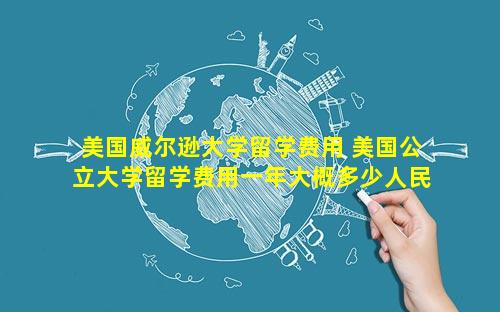 美国威尔逊大学留学费用 美国公立大学留学费用一年大概多少人民币